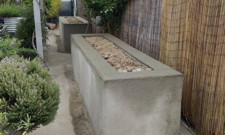 1 - Création de jardinières en blocs à bancher à Crest